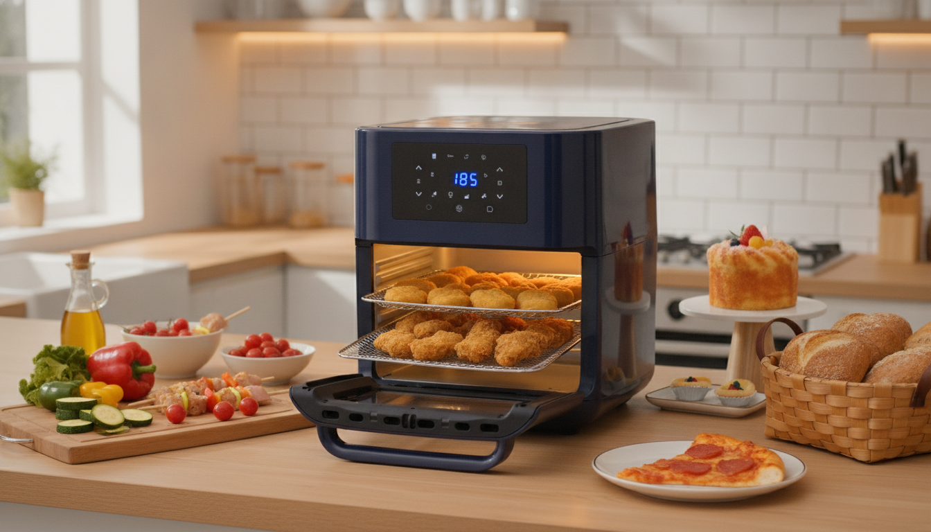 12L Smart Touch Air Fryer: Oil-Free 1500W Family Meals