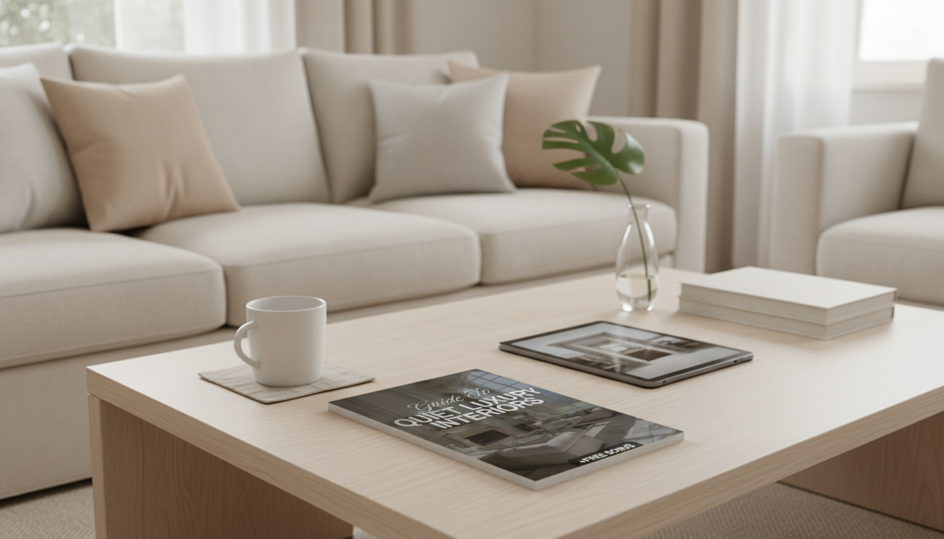 Quiet Luxury Minimalism: Neutral, Timeless Interiors